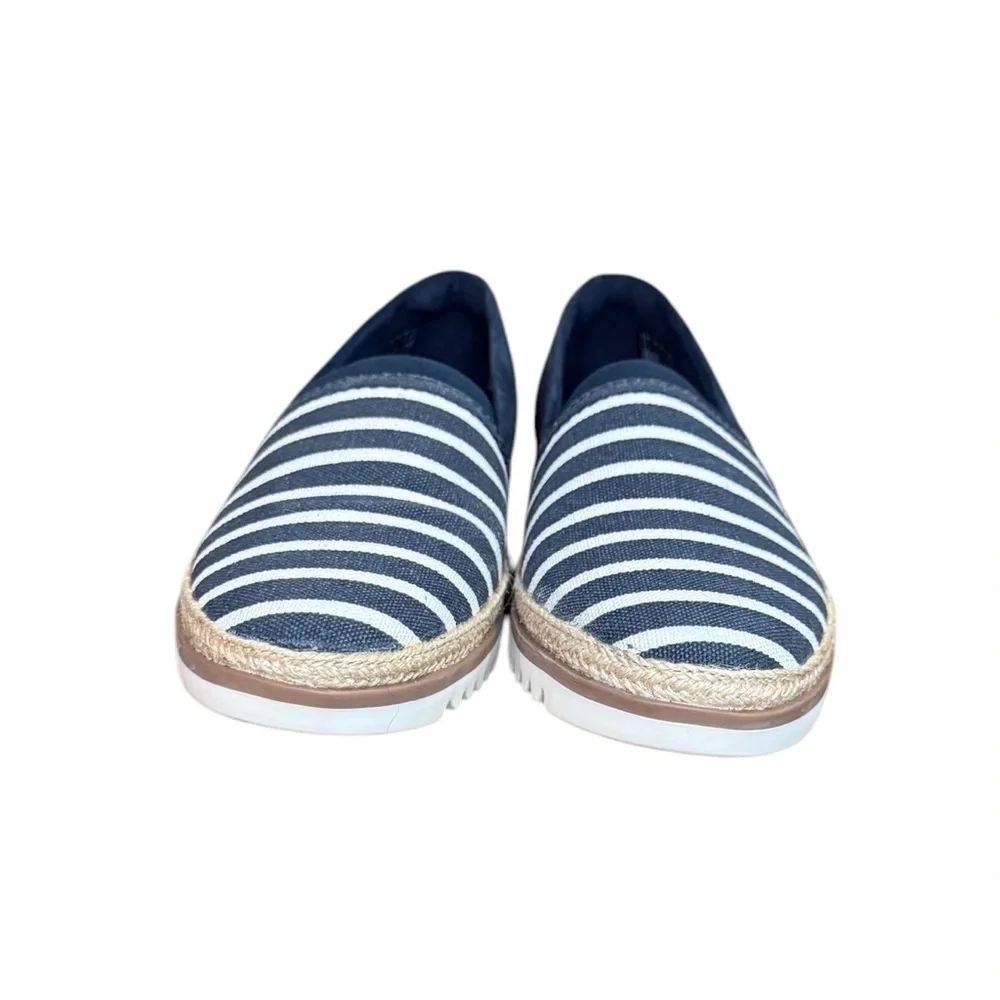 Clarks Serena Paige Navy Blue Espadrilles Casual Slip-On Shoes Women’s Size 7.5